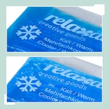 thumbnail of Relaxdays Kühlpads, 10er Set, 4 Größen, Kalt Warm Kompressen, mikrowellengeeignet, Gel Kühlkompressen, Kühlpacks, blau