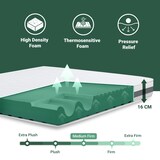 thumbnail of The White Stone Doppelmatratze 160x180 Basic, Antibakteriell, Anti-Milben, Anti-Allergie.| Höhe 16 cm | Made in Italy