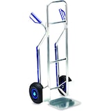 thumbnail of Garden Friend Carrello trasporto pacchi In alluminio, ruote pneumatiche, Portata massima 150 kg Grigio metallizzato