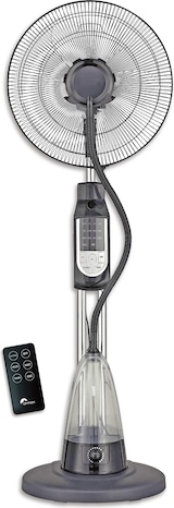 thumbnail of Ventilador de pie oscilante con nebulizador Ø40cm 70W 230VAC