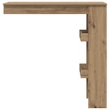 thumbnail of Table de bar murale chêne artisanal bois d'ingénierie Modèle Boréal Panorama Design