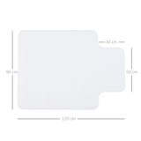 thumbnail of Tapete Protetor para Cadeira de Escritório 90x120 cm Protetor de Chão de PVC Transparente