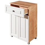 thumbnail of WellHome - Armário de aglomerado de melamina em carvalho e nogueira - 89,5x60x39cm