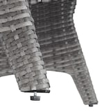 thumbnail of tectake Conjunto de ratán Catania  Gris