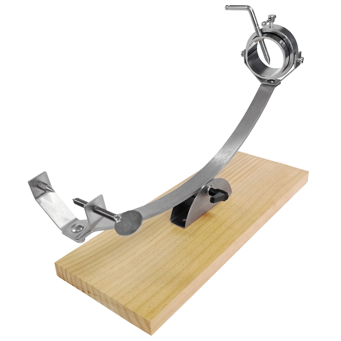 Jamonero Giratorio "Balancin"base madera, medida: 50x18x21,5