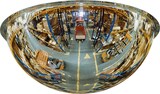 thumbnail of PROREGAL Vier-Wege-Bobachtungsspiegel mit 360° Blickwinkel aus Acrylglas | Kugelspiegel mit extremer Weitwinkel-Wirkung | HxBxT 80x80x30cm