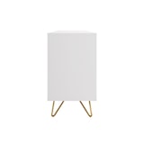 thumbnail of SalesFever Sideboard aus MDF | 2 Türen und 3 Schubladen | Beine Metall mit Messinglegierung | B 150 x T 40 x H 70 cm | weiß