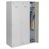 thumbnail of SimonRack Taquillas Vestuario Metálica, 1800x900x500 mm, 1 Puerta, 3 Módulos, Incluye Llave, Gris - Simonlocker