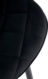 thumbnail of Stuhl Springs Samt schwarz