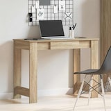 thumbnail of Scrivania in rovere Sonoma 100x45x75 cm in derivati \u200b\u200bdel legno modello Vega Flex