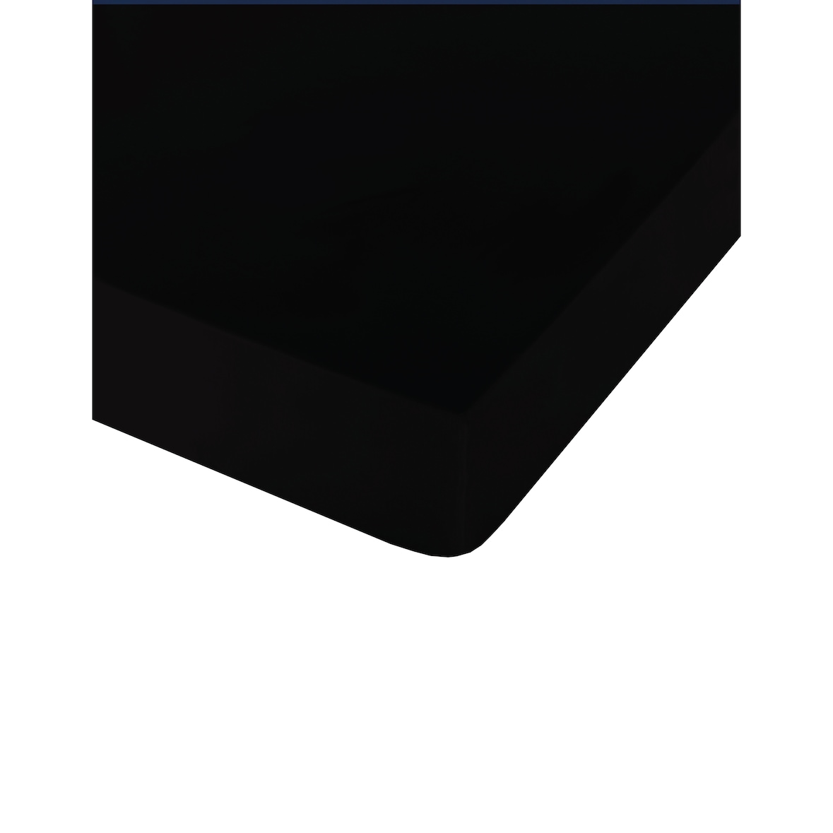 Lençol liso 180 algodão extra macio fabricado na Espanha Negro Naturals