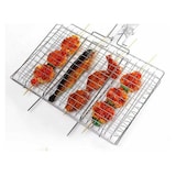 thumbnail of Parrilla para asar comida en barbacoa parrillera 60x40x30cm