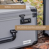 thumbnail of HMF 14422-02 Alu Fotokoffer, Miniaturenkoffer mit Rasterschaumstoff, 46 x 33 x 41 cm