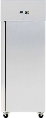 thumbnail of Professioneller ECO Gefrierschrank Edelstahl GN2/1, 610L für Gastronomie. Vertikaler Edelstahlschrank für Bar & Restaurant.