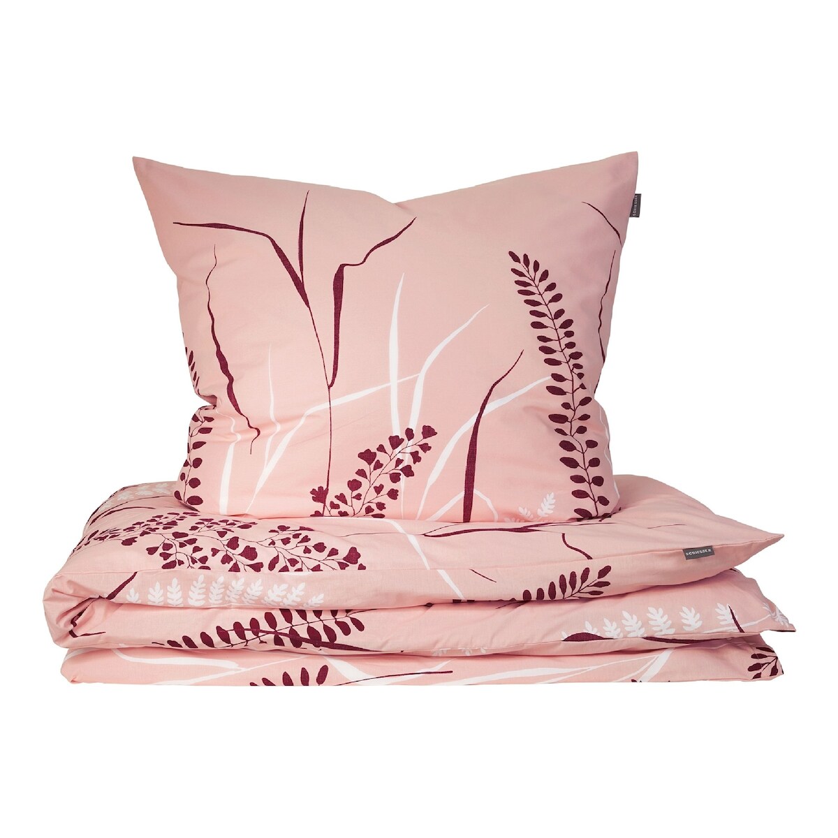 Schiesser Bettwäscheset Annic - Renforcé - 2-teilig - 155 x 220 cm - Rosa