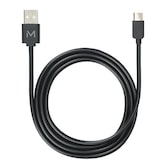 thumbnail of Mobilis 001278, 1 m, USB A, USB C/Lightning, Schwarz