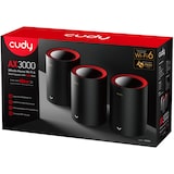thumbnail of CUDY M3000 AX3000 Wi-Fi 6 Mesh 2.5G 3 stuks