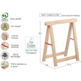 thumbnail of Caballete "ROBUSTO" sección 60x30 mm (compas reforzado 3mm)