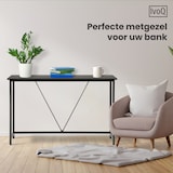 thumbnail of IvoQ Sidetable Zwart – Consoletafel – Haltafel – Industrieel - Smal & Stijlvol - 120x23x74
