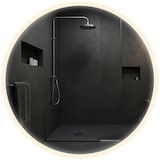 thumbnail of Miroir de salle de bain Laconia avec Bluetooth Ø 80