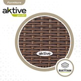 thumbnail of Conjunto muebles terraza con sillones y mesita ratán Aktive