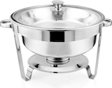 thumbnail of METRO Professional Chafing dish, acciaio inox/vetro, 5L, rotondo, con coperchio in vetro