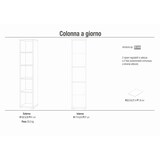 thumbnail of SARMOG COLONNA A GIORNO H182 L38 KIT in truciolare nobilitato color cemento