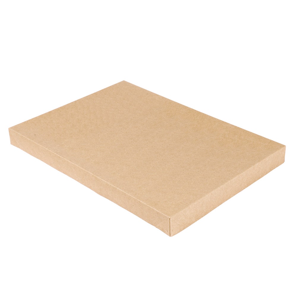 Garcia de Pou 100 Unités - Couvercles Pour Boîtes 253.15 300 G/M2 36,4X25,5X3 Cm Naturel Kraft