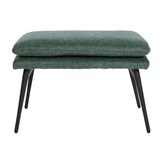 thumbnail of Banqueta HWC-L62, banqueta com apoio para os pés, 38x56x40cm tecido/têxtil ~ verde