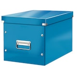 thumbnail of LEITZ WOW Click & Store Scatola Archivio con coperchio Large, F.to Cubo, per la Casa e l'Ufficio, azzurro, 61080036