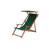 thumbnail of Gartenliege grün Liegestuhl Sonnendach Sonnenliege Tisch Kissen Deckchair Strandstuhl 10-304STKD