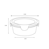 thumbnail of Cuitisan – Boite alimentaire ronde en inox compatible au micro-ondes – 300ml