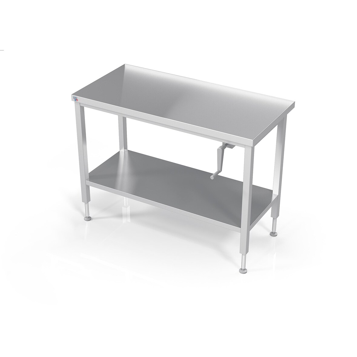 L2G Table inox centrale 90 x 80 x 60 cm L2G