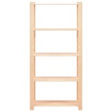 thumbnail of Estantería 5 niveles 5 unidades madera pino maciza 250 kg