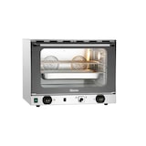 thumbnail of Forno de convecção em aço inoxidável 4 x GN 1/1, com humidificador, 3000 W, 220 V - MONO