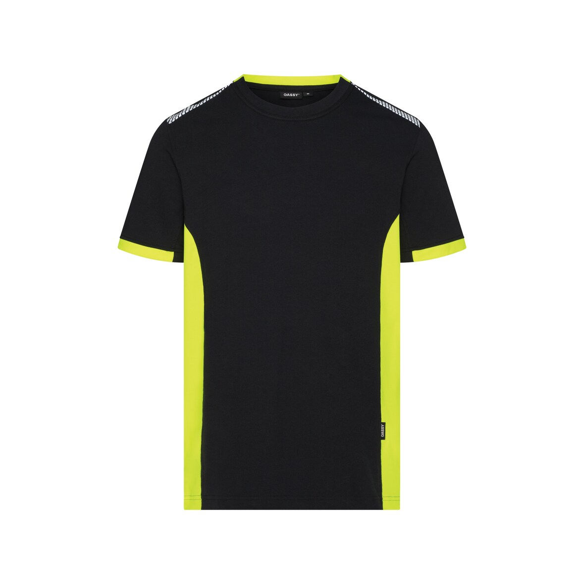 DASSY® Tampico T-Shirt, Logix, Reflexdetails, OEKO-TEX®, Veredelung schwarz/neongelb XL