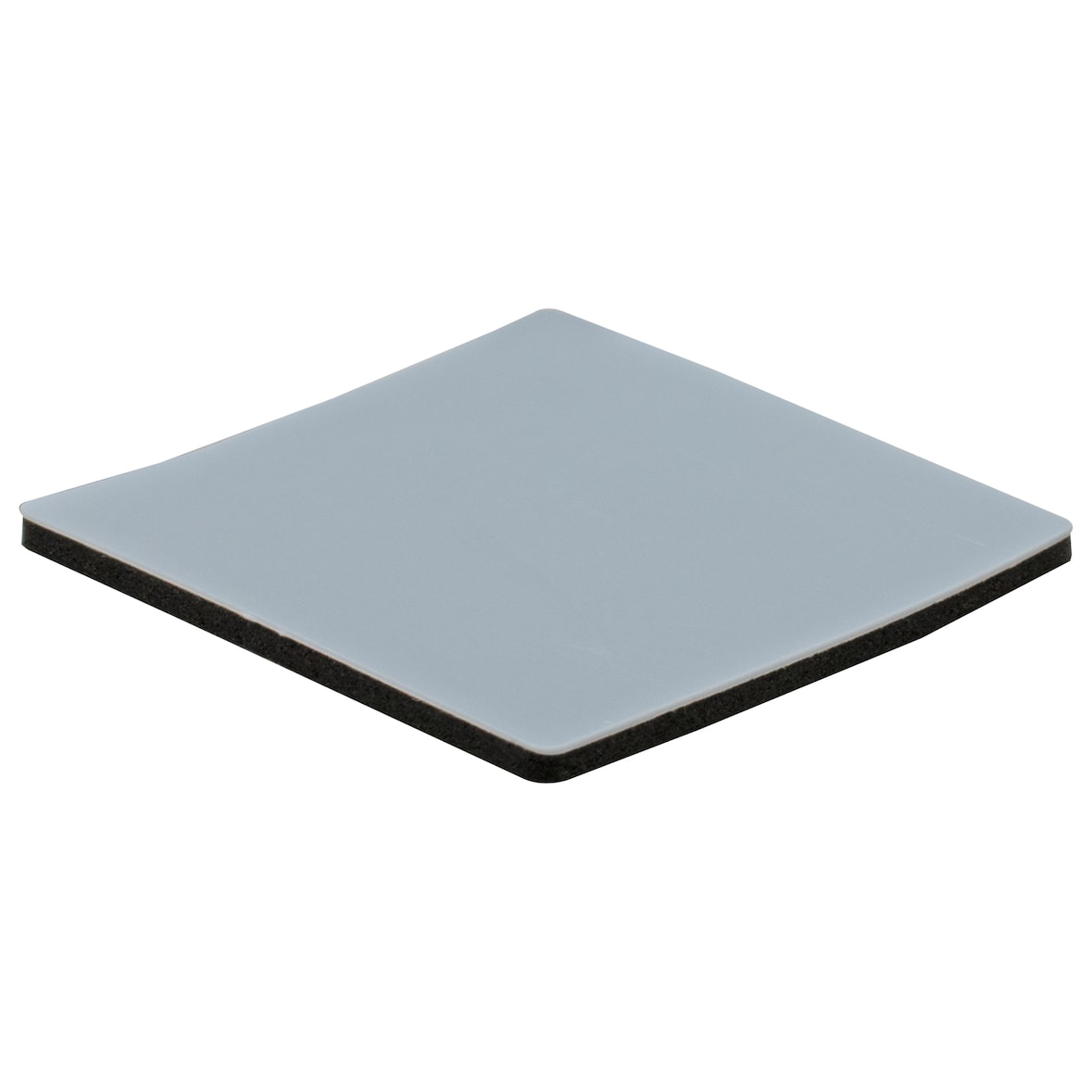 WAGNER PTFE Gleiter 12tlg.- 30 x 30 x 1,5 mm, Spezialkunststoff, selbstklebend, grau, als Gleitpad, robust - 16123099
