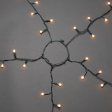 thumbnail of Konstsmide LED Baummantel mit Ring Ø 11, mit Globes, 5 Stränge à 40 bernsteinfarbene  Dioden, vormontiert, 30V Innentrafo, grünes Kabel