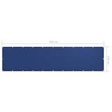 thumbnail of Helloshop26 - Schermo per balcone schermo per la privacy 120 x 500 cm tessuto Oxford blu 02_0010093
