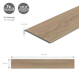 thumbnail of ML-Design PVC Bodenbelag Click Vinyl 4,62 m² 21 Dielen 122x18x0,42 cm Golden Hour Eiche Braun Holzoptik Wasserfest