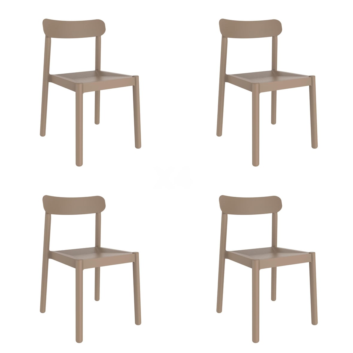 garbar ELBA Set 4 Silla Interior, Exterior Arena