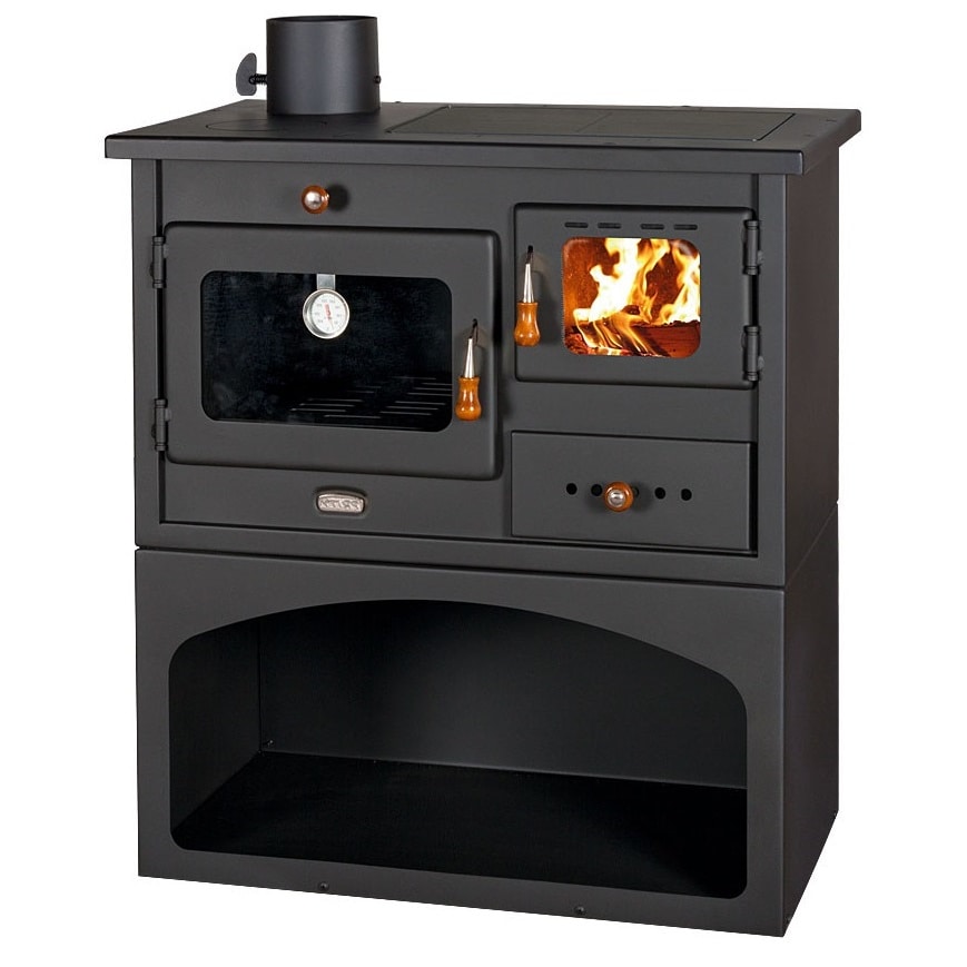 EEK A Küchenofen Holzherd Prity 1P34 Rauchrohr links