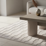 thumbnail of Teppich Outdoor 3D-Effekt Wetterfest Waschbar Strapazierfähig Balkon Terrasse Küche OEKO-TEX Creme 200x290 cm – ORTLER von Kadima Design