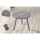 thumbnail of Mesa de centro exterior Berea cinza escuro