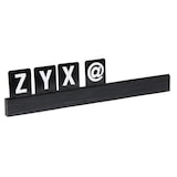 thumbnail of Contacto Buchstabenleiste schwarz