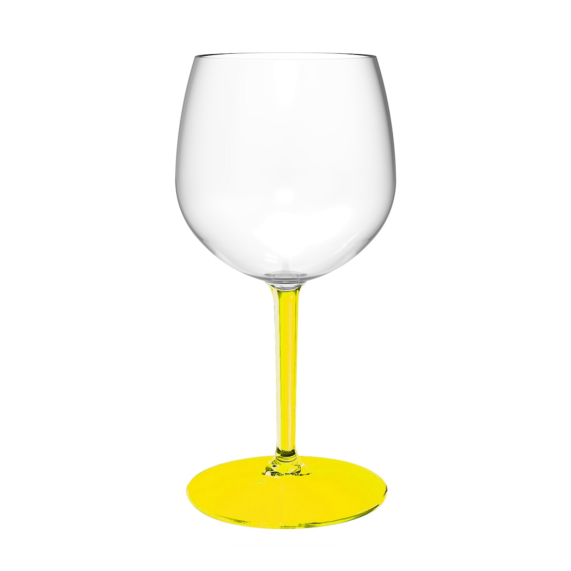 6 Mehrweg Cocktail Gläser Gin & Tonic gelb Tritan 582ml Wiederverwendbar Kunststoff unzerbrechlich