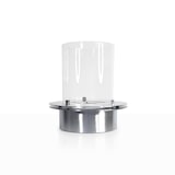 thumbnail of Bruciatore tondo con vetro per camino a bioetanolo biocamino inox 3 lt d.35