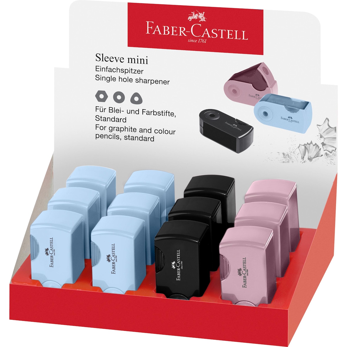 Faber Castell Einfachspitzdose Sleeve Mini New Harmony sort