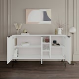 thumbnail of Dmora Credenza Dpenz, Buffet da soggiorno, Madia da salotto, Dispensa da cucina, 142x36h83 cm, Bianco