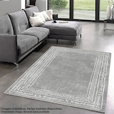 thumbnail of Tapete de poliéster WellHome 100x200cm em cinza claro